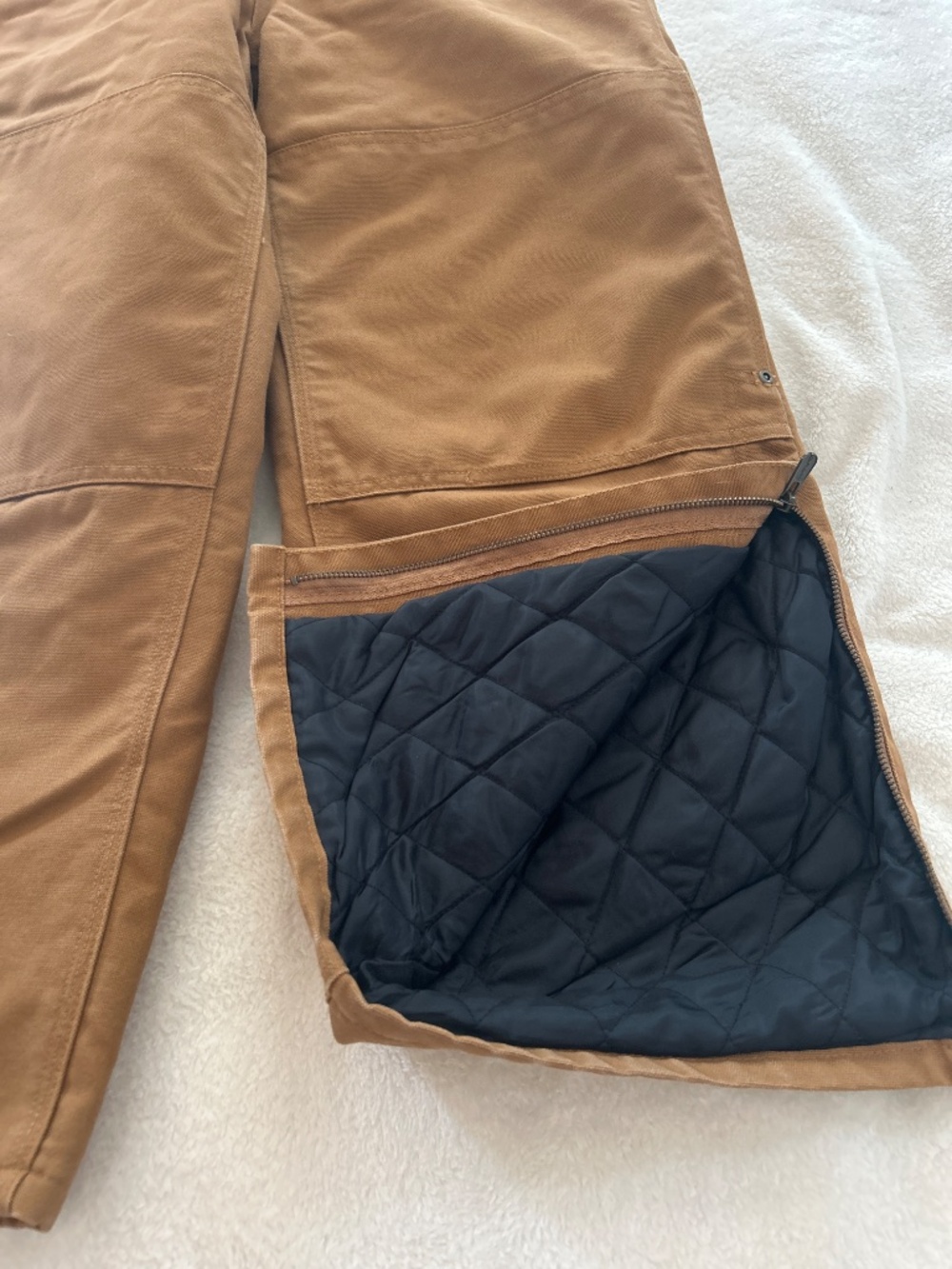 Boys Carhartt Quilted Bib Overalls - Picture 5 of 7